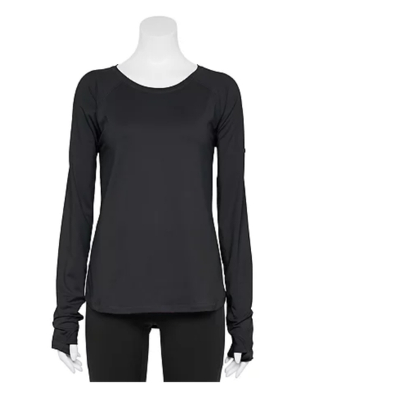 Tek Gear Adaptive Long Sleeve Performance Tee Color: Black, Size: LARGE (EUC) - Picture 1 of 8